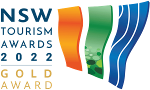 NSW Tourism Awards 2022 Gold Award Landscape